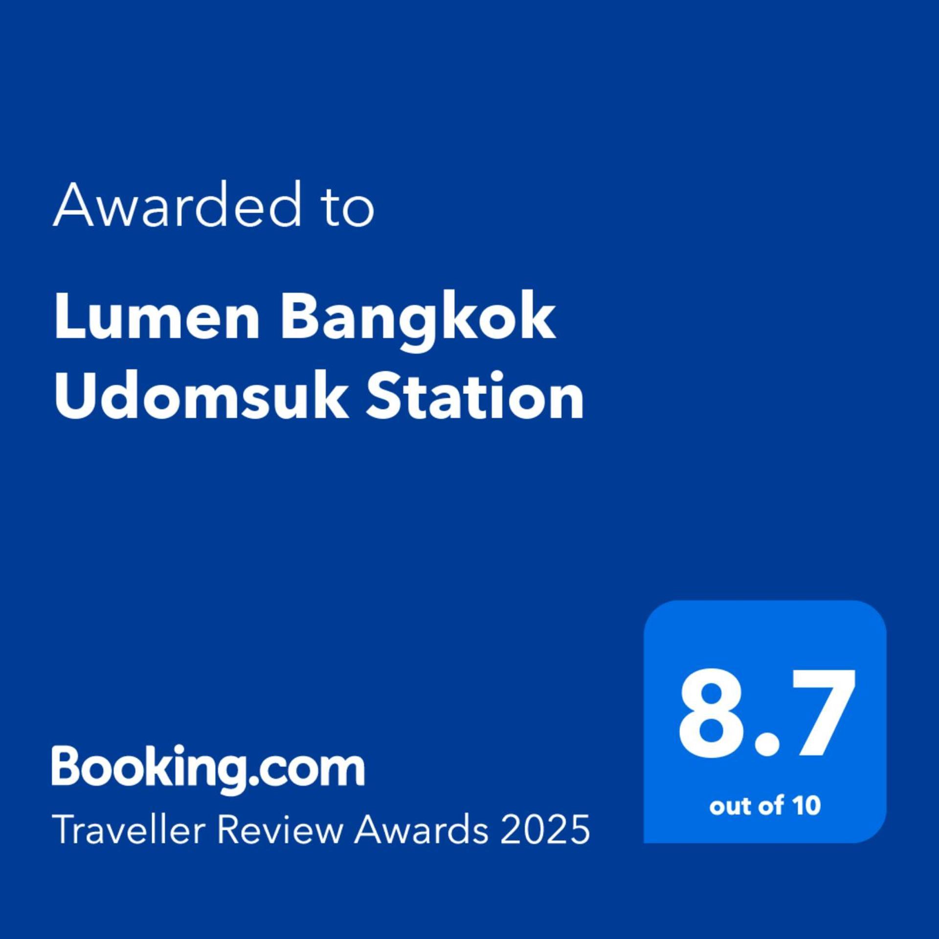 Hotel Lumen Bangkok Udomsuk Station Extérieur photo